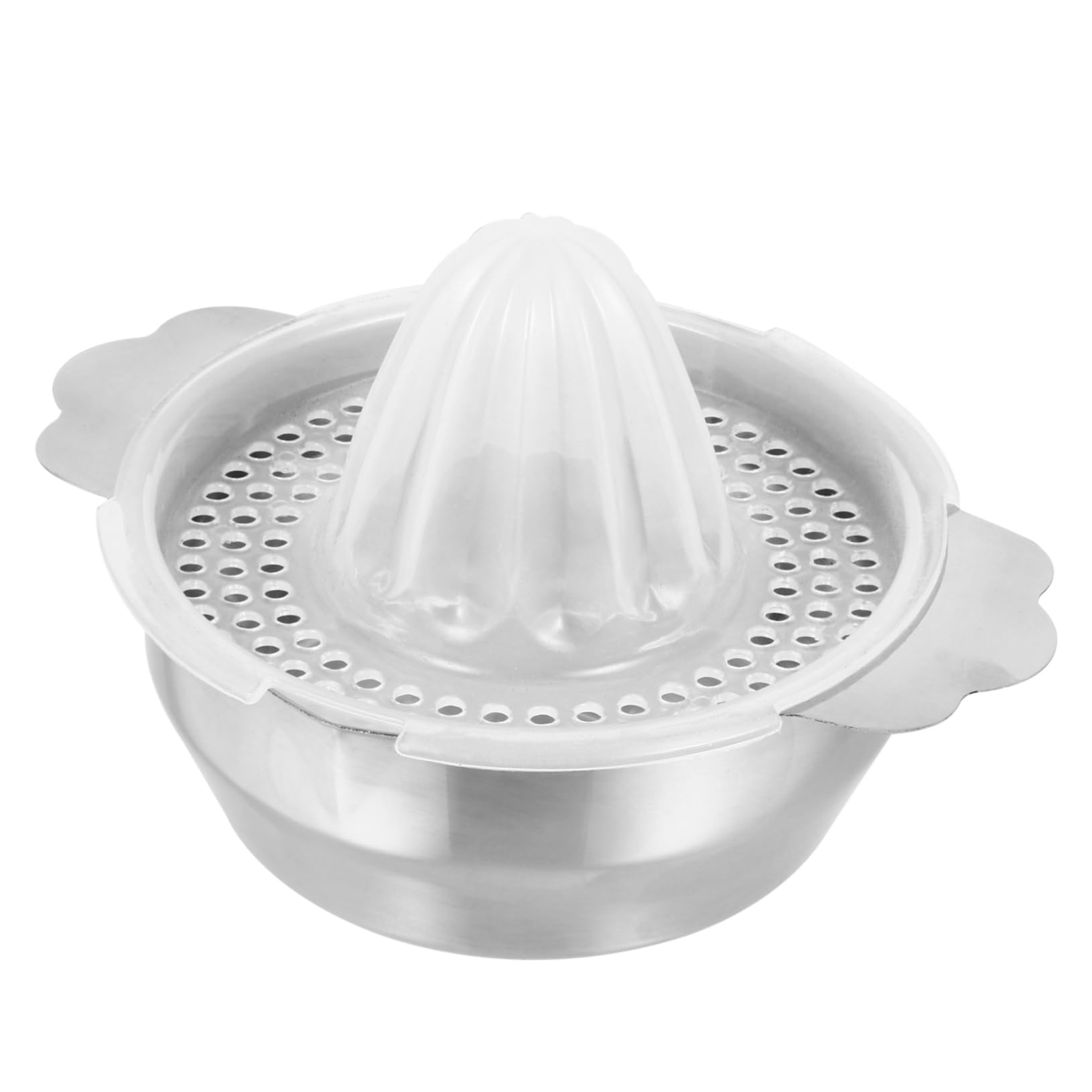 Luxshiny 1pc Manual Juice Maker Stainless Squeezer for and Fruit Juicing Portable Kitchen Tool with Storage Cup for Home Camping and Picnics