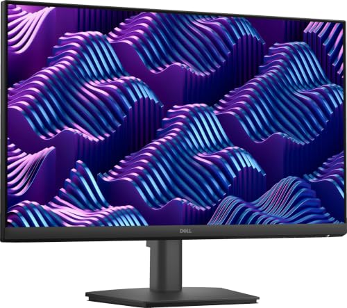 Image of Dell E24 Series 24 inch FHD 100Hz Monitor, Flat IPS LCD 1000:1 Contrast Ratio, 16:9 Anti-Glare, VESA, Ultra Thin bezels, 1 x DisplayPort, 1 x HDMI, 1 x VGA Black