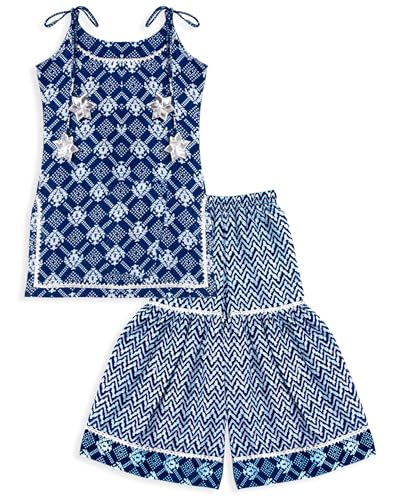 Image of Chandrakala Kids Kurti Sharara Set for Girls Ethnic Wear (KG120-P)