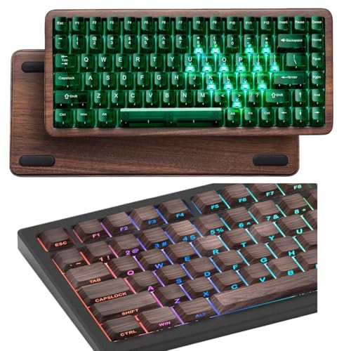 �Q�[�~���O�L�[�{�[�h Womier WD75 V2 ���C�����X ���J�j�J���L�[�{�[�h, 75%�p��z��, �ؐ��L�[�{�[�h USB/2.4GHz/BT QMK/VIA�Ή�, ���s�b�h�g���K�[ �|�[�����O���[�g8000Hz�Ή�, RGB�o�b�N���C�g����, Wi