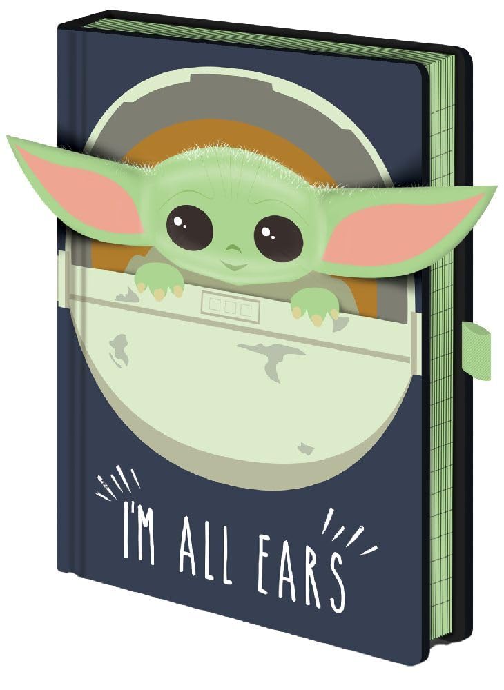 Star Wars The Mandalorian Premium Notebook I'm All Ears Baby Yoda The Child