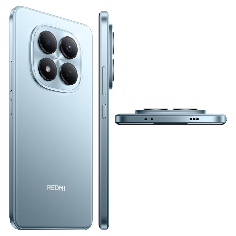XIAOMI Redmi Note 15 Pro 4G, Smartphone 8 GB + 256 GB, Lange Akkulaufzeit 6500 mAh, 200 MP Kamera, Wasserdichtigkeit IP65, FHD+ AMOLED-Display 6,77", Blau, Ladegerät nicht im Lieferumfang enthalten