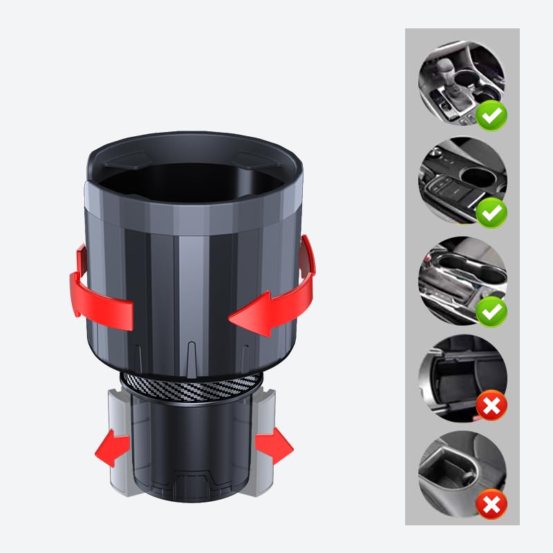 Expansor Universal de Portavasos para Auto Ajustable miniatura 4