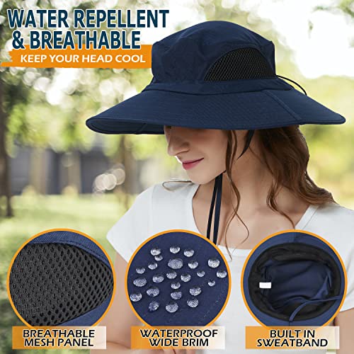 Einskey Sun Hat For Men/Women, Waterproof Wide Brim Bucket Hat Uv Protection Boonie Hat For Fishing Hiking Garden Beach #TOP4