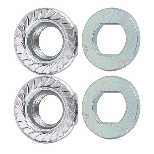 Scooter Nuts, Electric Scooter Universal Motor Nut Front Motor Wheel Steel Alloy Nuts Replacement Compatible with M365 PRO