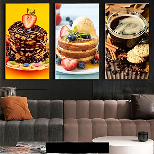 Toile mur art photo grain de café peintures de salon modernes
