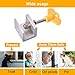 Maxdot Sliding Window Locks Adjustable Security Window Lock Window Stoppers Aluminum with Key Childproof Safety Window Lock Clamps for Vertical Horizontal Slide Door Windows(4 Sets)