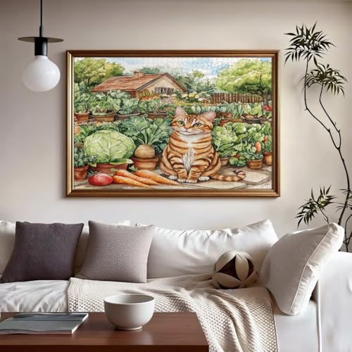 Puzzle de madera de gato de Bengala, entretenimiento creativo para tardes relajantes en casa 5
