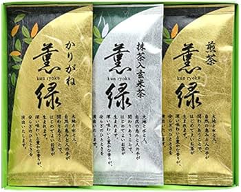 煎茶　緑茶 60g×2袋 　　八女産 Amazon.co.jp: 三盛物産 薫緑 八女茶詰合せ【煎茶60g、かりがね60g