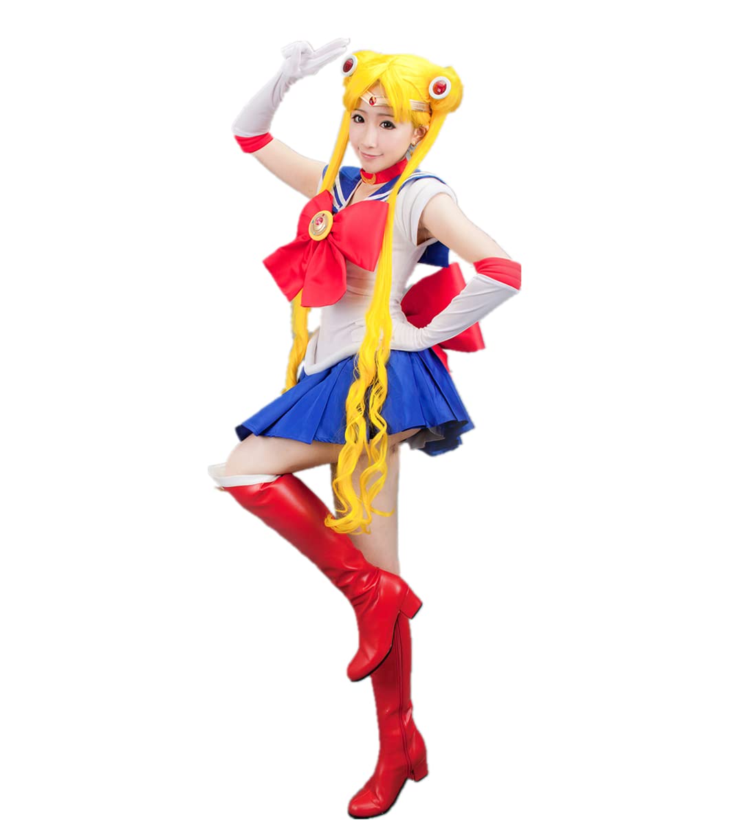 MANMICOS US size Anime Usagi Tsukino Cosplay Costume Halloween Cosplay Women skirt suit