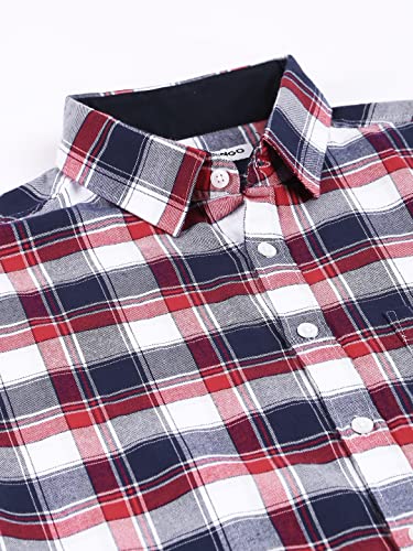Image of Dennis Lingo Men's Yellow Slim Fit Cotton Casual Shirt