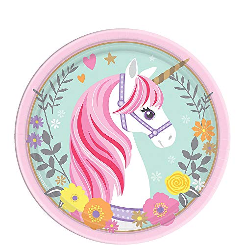 Mystical Unicorn Party Supplies Theme Birthday Pack For Girls Boys Adults Set Serves 16 – Luncheon & Dessert Paper Plates, Napkins & Cutlery – Disposable Party Supplies For Food And Cake #TOP3