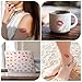 96 Pcs Valentines Lip Temporary Tattoos, Red Pink Lip Print Kiss Face Tattoo Stickers Body Decorations for Girls Kids, Birthday Party Decorations