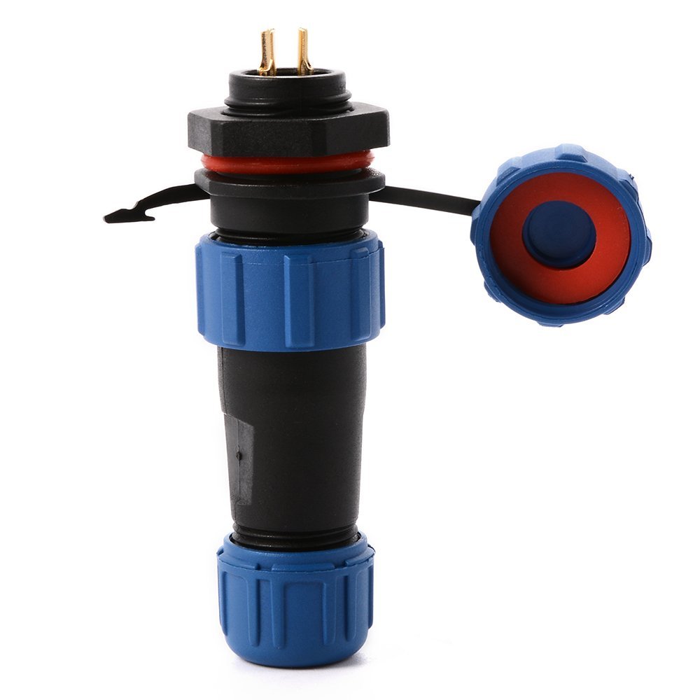 XCSOURCE SP13 Series IP68 Waterproof Dustproof Circular Multipole Plug + Socket Connector Set 2 Pin BI246