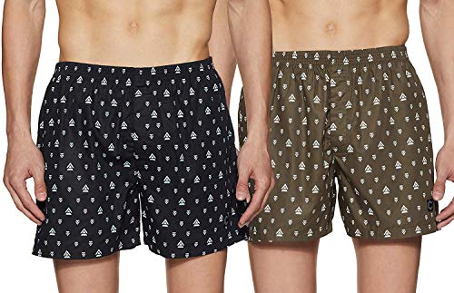 Image of Chromozome Men's Cotton Boxers Regular Printed (Pack of 2)