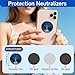10 Pcs Phone Protection Stickers Neutralizers for Smart Phones/Tablets/Laptops/Computer/WiFi/Priner/TV Electronic Devices Blockers Blue