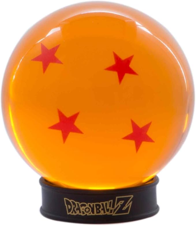 ABYSTYLE Bola de Cristal de 4 Estrellas de Dragon Ball con Pedestal de 75 mm