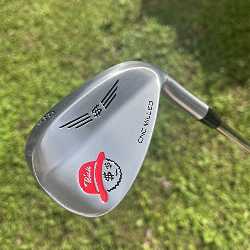 Jean Carlo Golf Wedge 48/50/52/54/56/58/60/62 Degree Sand Wedge,Gap Wedge,Lob Wedge For Men & Women Milled Face For More Spin Right Hand Golf Clubs (Silver, 52 Degree) #TOP2