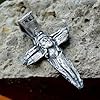 Jesus Christ Sterling Silver 925 Cross Crucifix Pendant INRI Religious Handmade Jewellery Silverzone77 #2