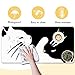 Cute Black and White Cats Desk Mat,Large Gaming Mouse Pad,Non-Slip Rubber Base Mousepad with Stitched Edges,Waterproof Mouse Mat Desk Pad for Work, Game, Office (31.5x15.7 in)