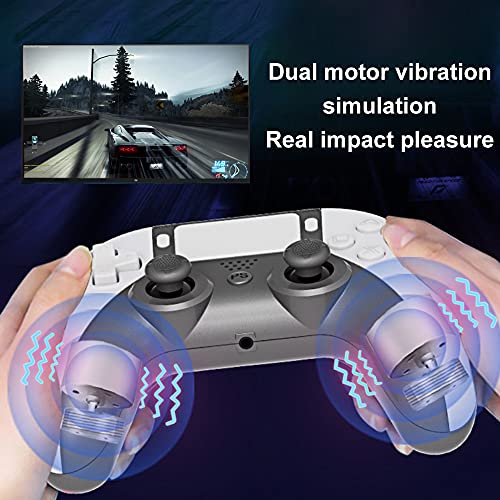 YINBO Controlador de jogos sem fio para PS4, Cabo de jogo Bluetooth para PC, Console de jogo program