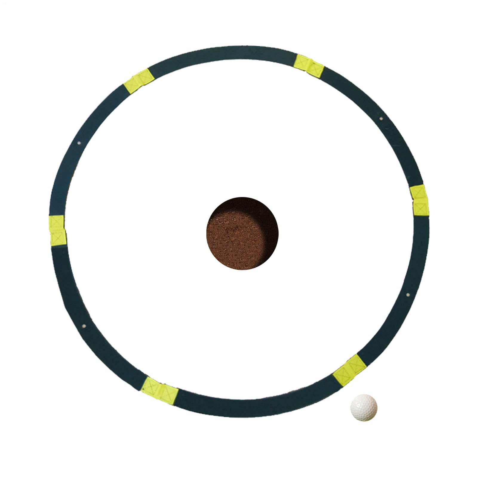 Cible de cercles de pratique de golf - anneaux de pratique de golf, vert que SIDA pour mettre l'entraîneur | Équipement de formation portatif léger, outil d'amélioration de prec