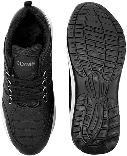Image of CLYMB Cosco Sports Shoe with Synthetic Upper Lightweight Comfortable Mid Top Running Shoes for Men's & Boy's