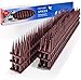 Produktbild PATTLER® Vogelabwehr aus Robustem Kunststoff | Taubenabwehr für Balkon, Dach, Fensterbank, Zaun | Vogelabwehr & Taubenschreck | Taubenabwehr Spikes - 6 STÜCK x 43cm (Gesamtlänge 2.58 Meter)