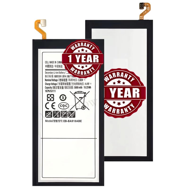 Image of Original EB-BA910ABE Battery Compatible for Samsung Galaxy A9 Pro (2016) (SM-A910F) - (5000mAh) - 1 Year Warranty JK1