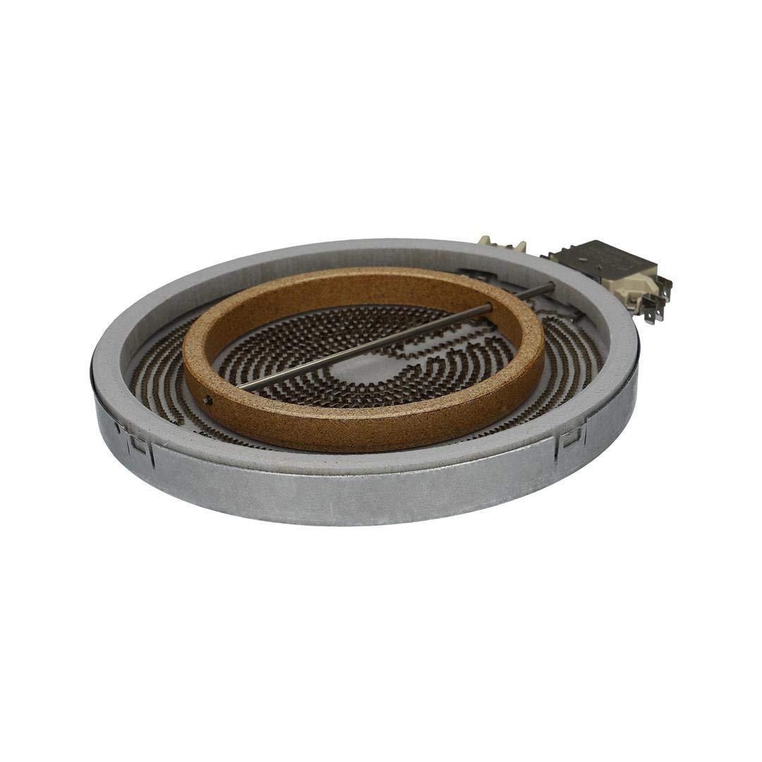 LUTH Premium Profi Parts Strahlheizkörper kompatibel mit EGO 10.51213.432 Zweikreis 210/135mmØ 2200/1000 Watt und 230 Volt für Glaskeramikkochfeld