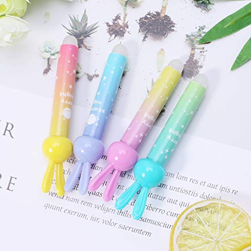 Autone Borracha de coelho Kawaii para caneta apagável, material escolar fofo, presente de papelaria