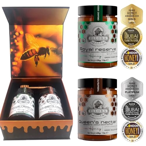 Ellora Farms Greek Honey Bundle – Pine & Thyme Raw Honey miniatura 3