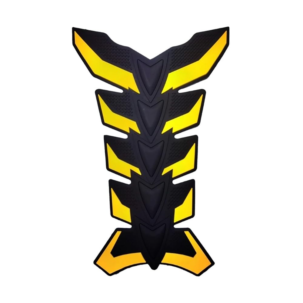 for GSXR for GSXS for GSX for GSR for V-Strom for Bandit 600 750 1000 Motorcycle Sticker Fuel Tank Pad Cover Decals Sticker(Yellow)