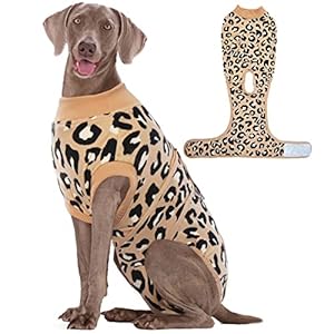 Kuoser Dog Recovery Suit for Dogs After Surgery,Professional Surgical Onesie for Female Male Dogs Spay Neuter,Soft Dog Surgery Suit Bodysuit for Abdominal Wounds Skin Disease,Coffee Leopard 2XL Kuoser Dog Recovery Suit for Dogs After SurgeryProfessional Surgical Onesie for Female Male Dogs Spay NeuterSoft Dog Surgery Suit Bodysuit for Abdominal Wounds Skin DiseaseCoffee Leopard 2XL
