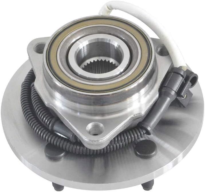 [4WD] DRIVESTAR 515004 Front Wheel Hub & Bearing Assembly for Ford Expedition 4WD 1997 98 99 00, 1998-00 Lincoln Navigator (4x4 w/ABS 5 Lugs) BR930208