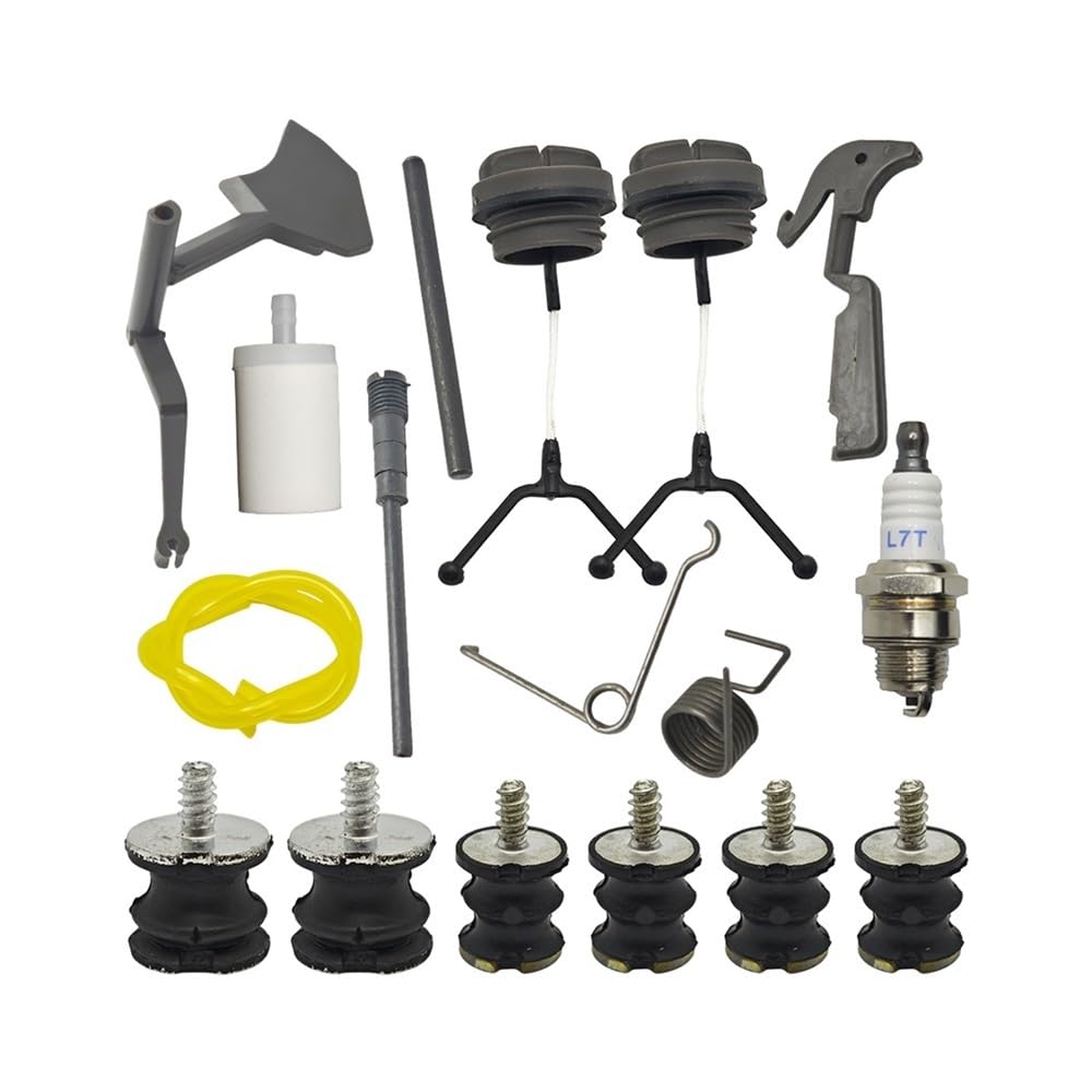 Bouchon de réservoir carburant anti-fuite et gâchette pour réparer tronçonneuse 268 272 501518002