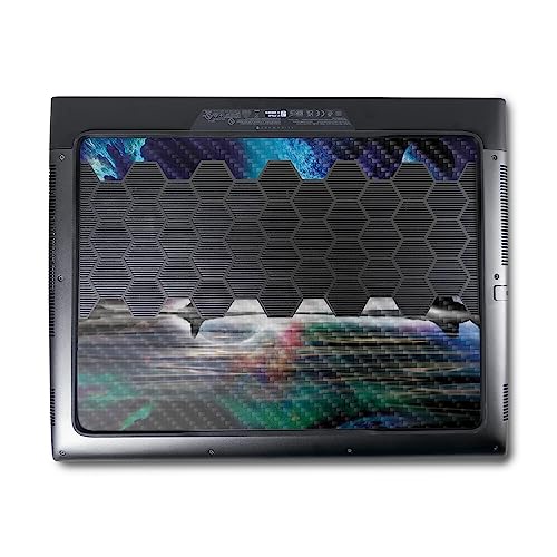 Image of MightySkins Carbon Fiber Skin Compatible With Alienware M18 R1 (2023) Full Wrap Kit - Space Horizon | Protective, Durable Textured Carbon Fiber Finish | Easy To Apply & Change Styles | Made in the USA
