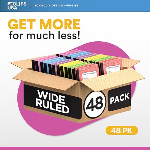 Carnets de composition contre les pages déchirées grâce à la couverture rigide E-CLIPS USA