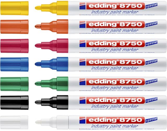 Lakmarker edding e-8750 industry rood | 10 stuks