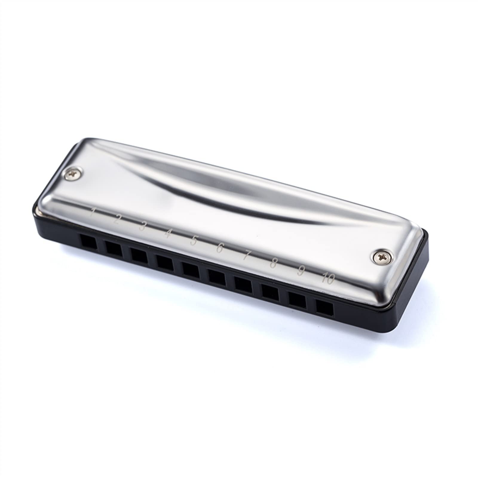 Harmonijka Ustna 10-otworowa Harmonijka Ustna Instrument Muzyczny Dla Początkujących Harmonijka Dla Początkujących (Color : Key of E)