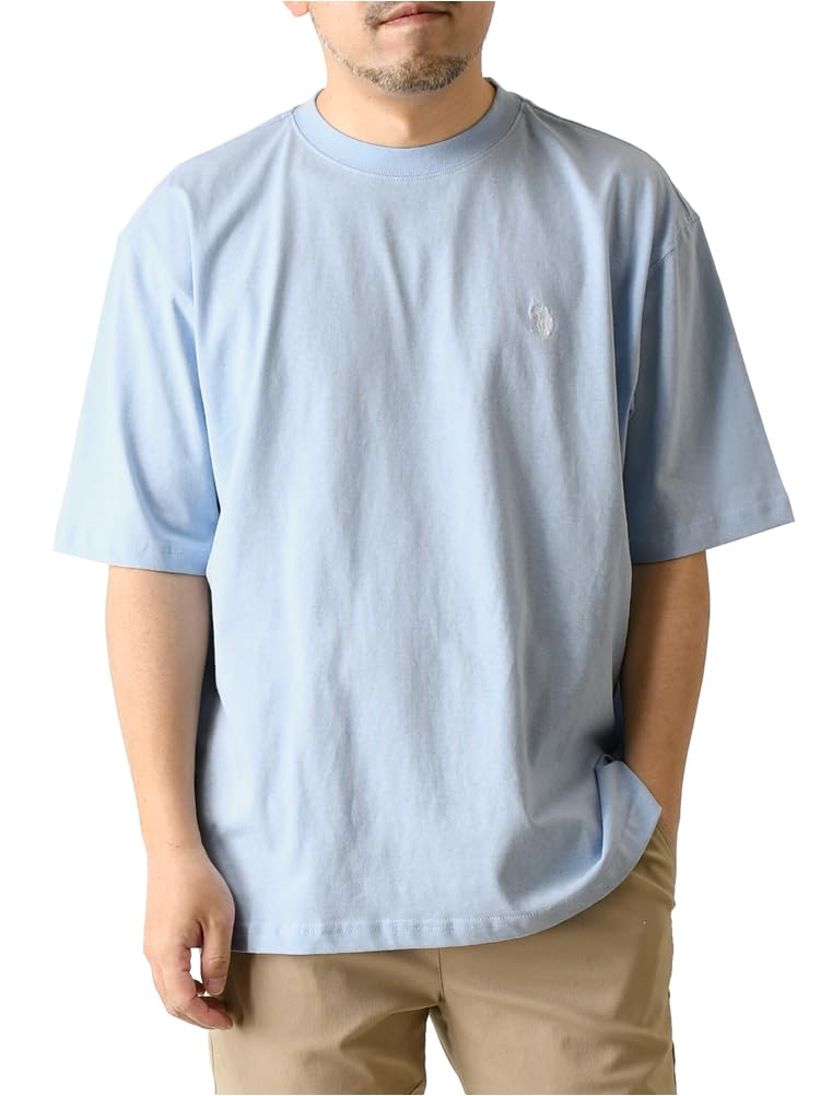 (ユーエスポロアッスン) U.S. POLO ASSN. ロゴ刺繍 長袖 Tシャツ メンズ ビッグt ユニセックス カットソー