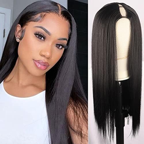 Aisaide Kinky Straight V Part Wigs for Black Women Yaki