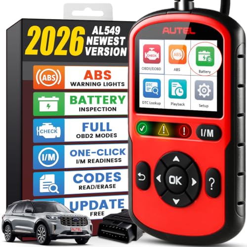 Autel OBD2 Scanner Autolink AL549, Car Code Reader for Check...
