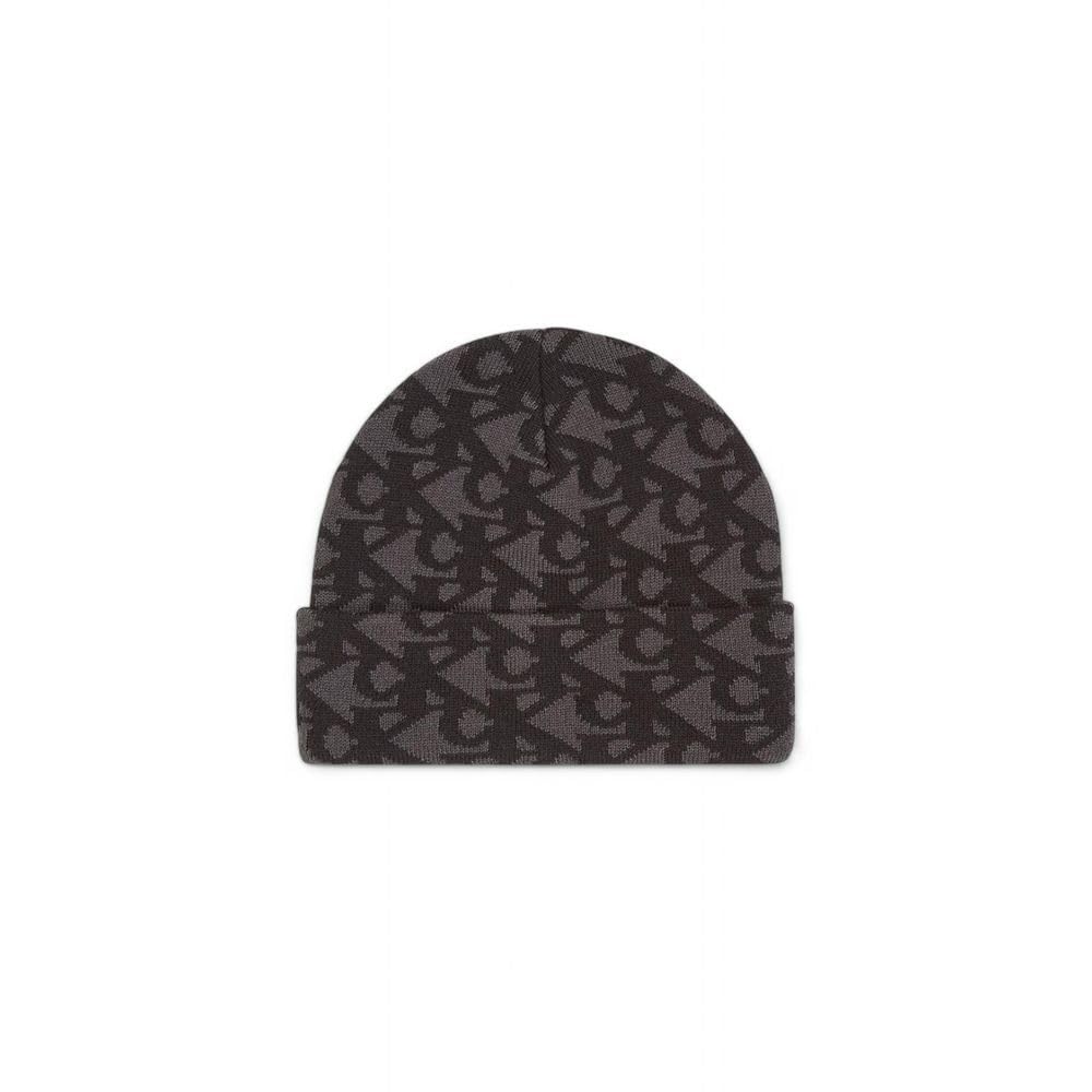 Calvin Klein Jeans Erkek Şapka AOP Beanie, Siyah, Tek Beden