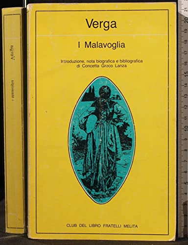 I MALAVOGLIA. VERGA. CLUB DEL LIBRO FRATELLI MELITA.