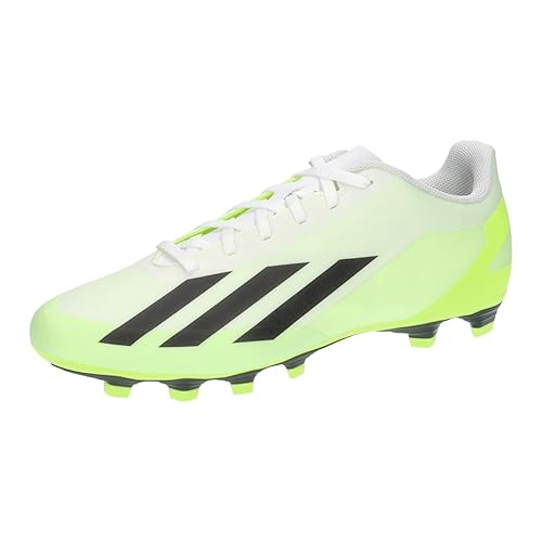 Immagine del prodotto adidas X Crazyfast.4 Flexible Ground, Clacio Scarpe Unisex-Adulto, Ftwr White/Core Black/Lucid Lemon, 38 EU
