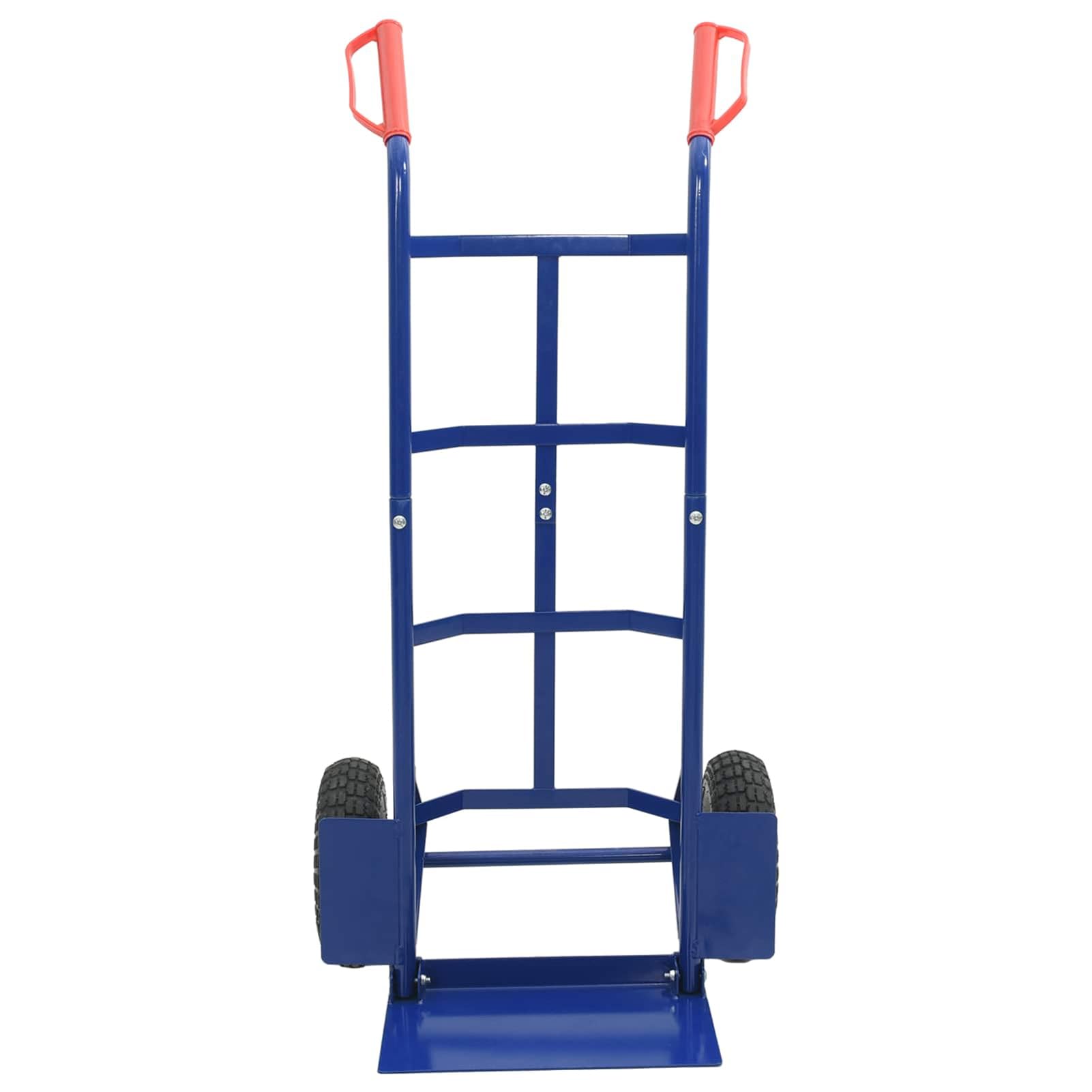 Handwagen Blau und Rot 57 x 46 x 113 cm Stahl Werkzeug Model4019014