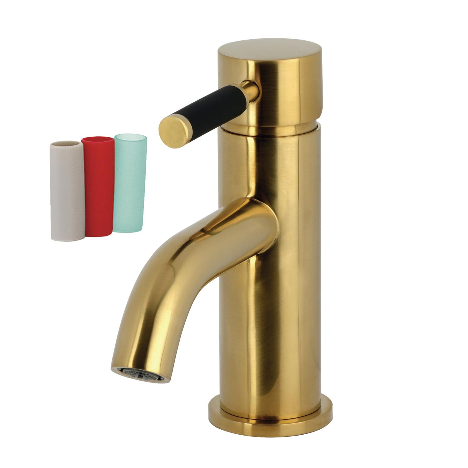 Robinet de salle de bain en laiton brossé durable Kaiser LS8223DKL