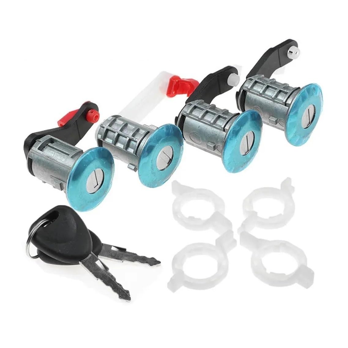 Car Door Lock 7701470952 256524 Compatible with Opel for Movano 2 1998-2009 Car Door Lock Barrel Cylinders