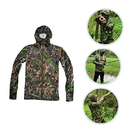 PRETYZOOM Roupas De Proteção Solar Para Pesca Roupa Da Selva Selvagem Roupas De Camuflagem Resistent